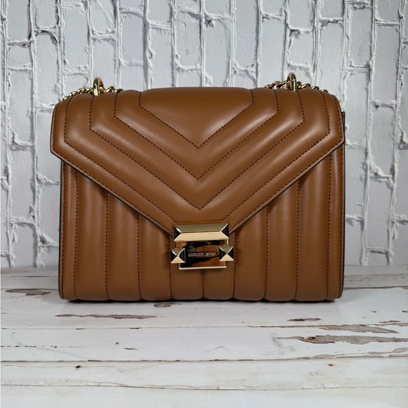 Brand new Michael kors Whitney Medium Quilted Shoulder and crossbody Bag - Picture 1 of 7